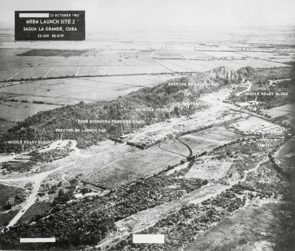 Detail of Aerial View of Cuban Missile Site by Anonymous