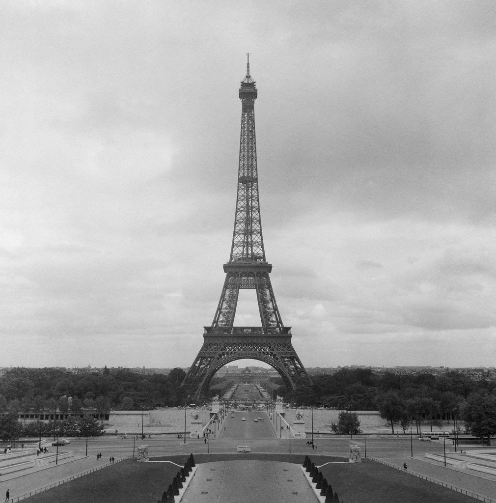 Detail of View of Eiffel Tower by Anonymous