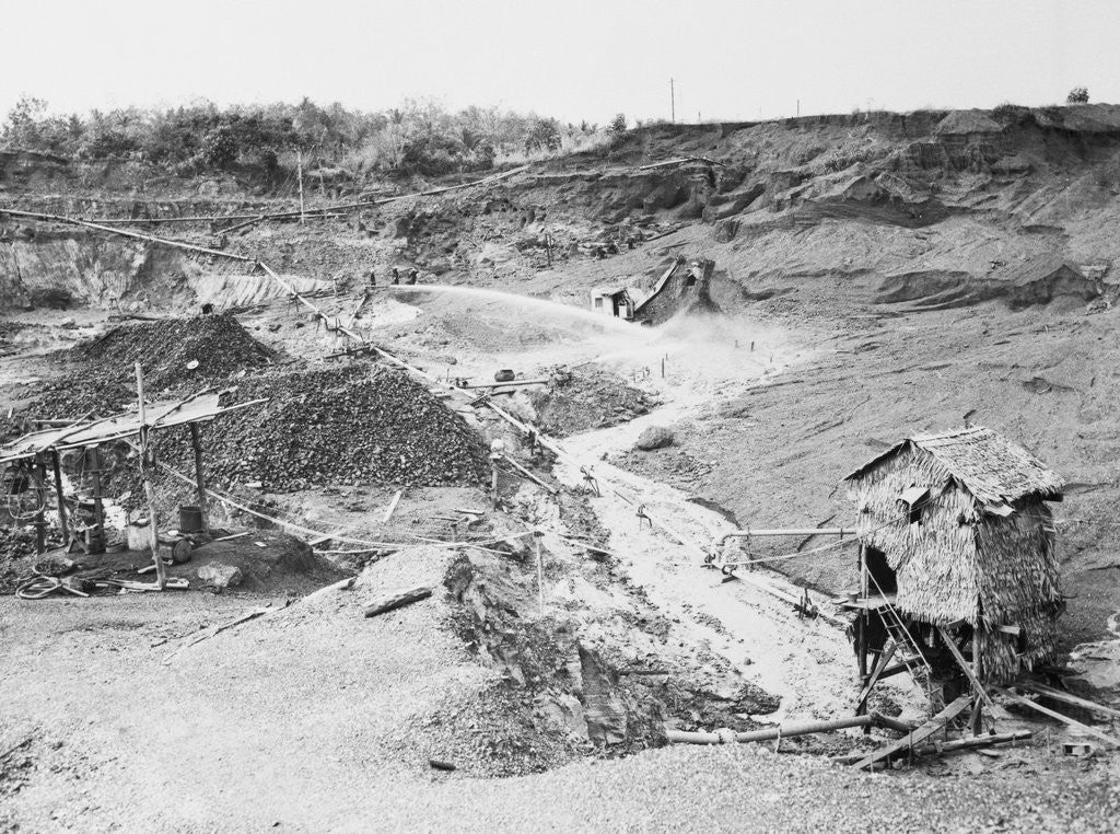 Detail of Tin Mine Site by Anonymous