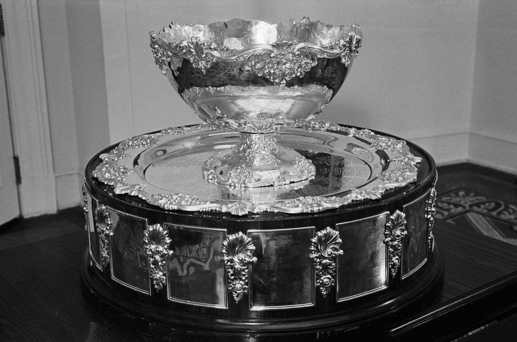 Detail of Davis Cup Trophy by Corbis