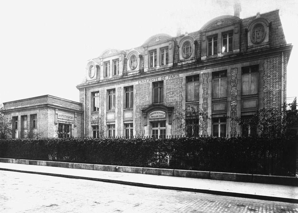Detail of The Curie Pavilion at the Radium Institute in Paris by Anonymous