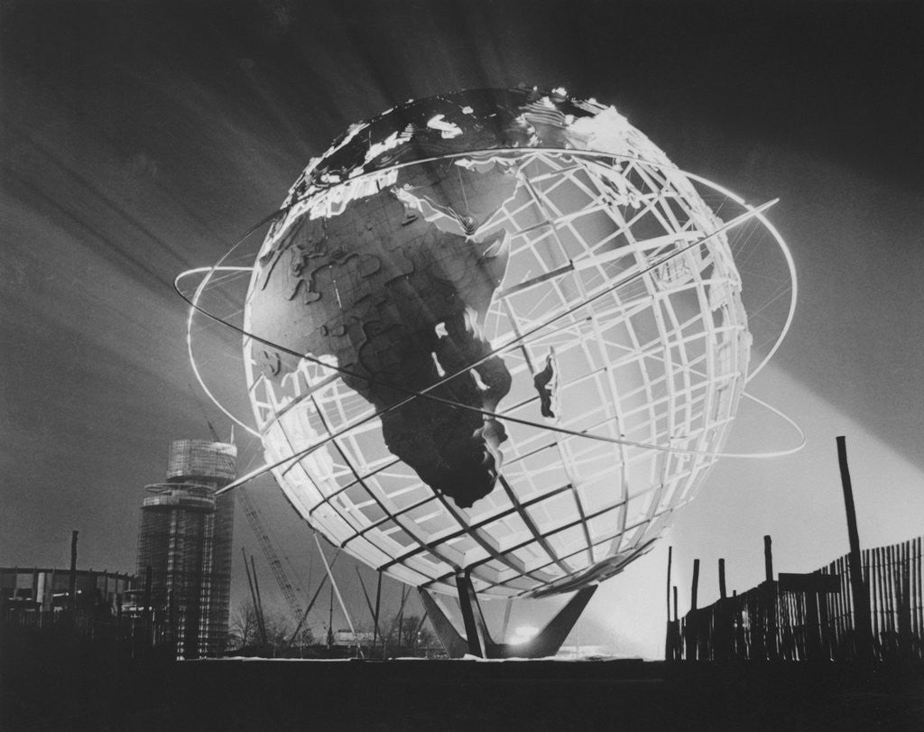 Detail of View of Worlds Fair Symbol by Anonymous