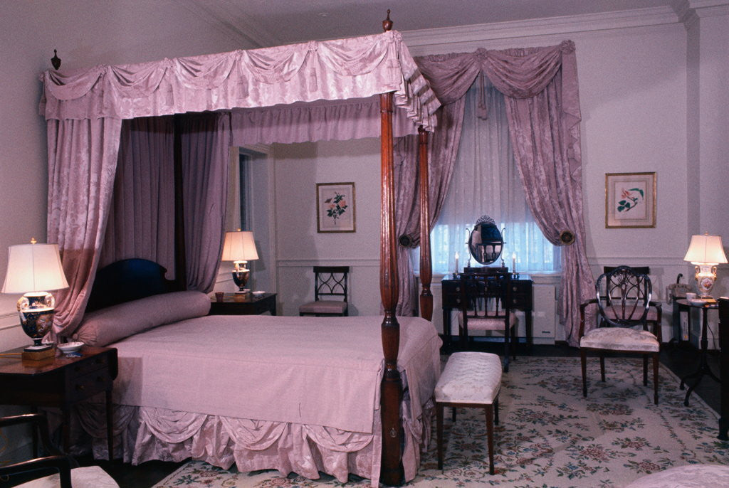 Detail of Interior of Guest Bedroom at Blair House by Anonymous