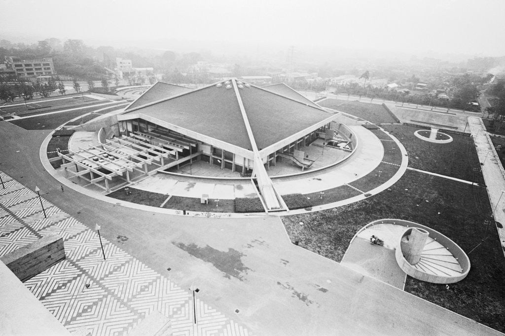 Detail of View of Japanese Sports Center by Anonymous