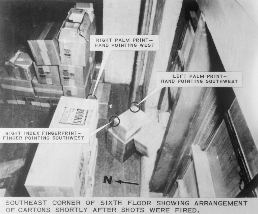 Detail of Texas School Book Depository After Assassination by Anonymous
