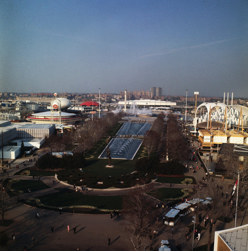 Detail of Overhead of World's Fair by Anonymous