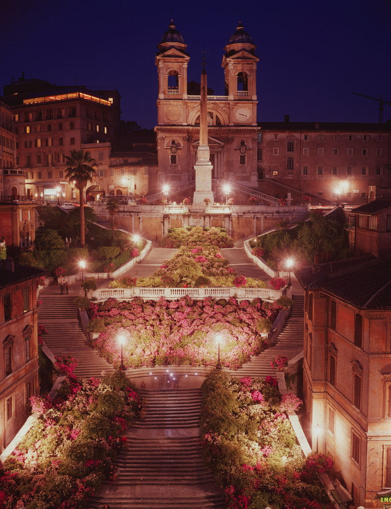 Detail of Spanish Steps by Anonymous
