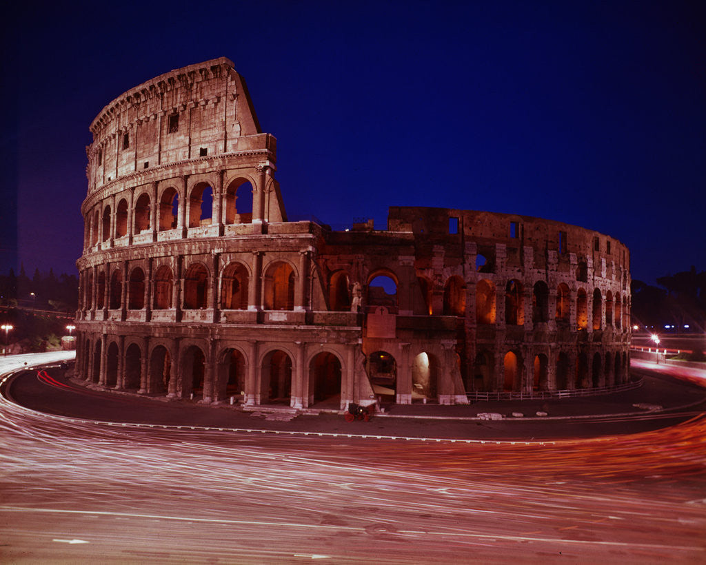 Detail of Colosseum in Rome by Anonymous