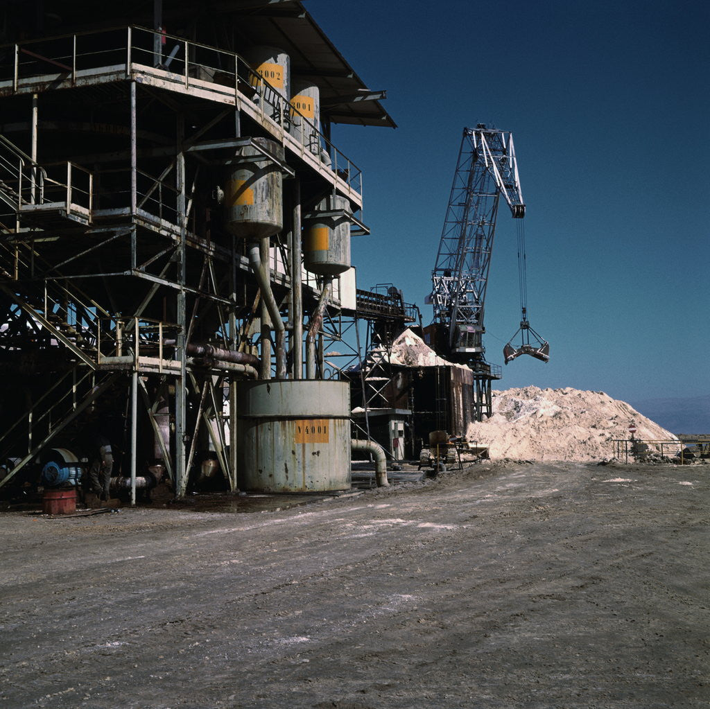 Detail of Dead Sea Potash Plant by Corbis