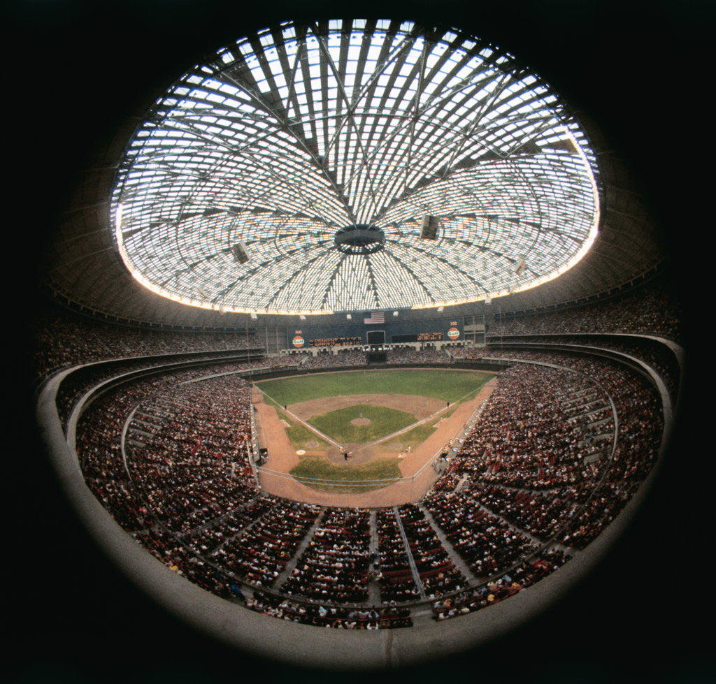 Detail of Houston Domed Stadium by Anonymous