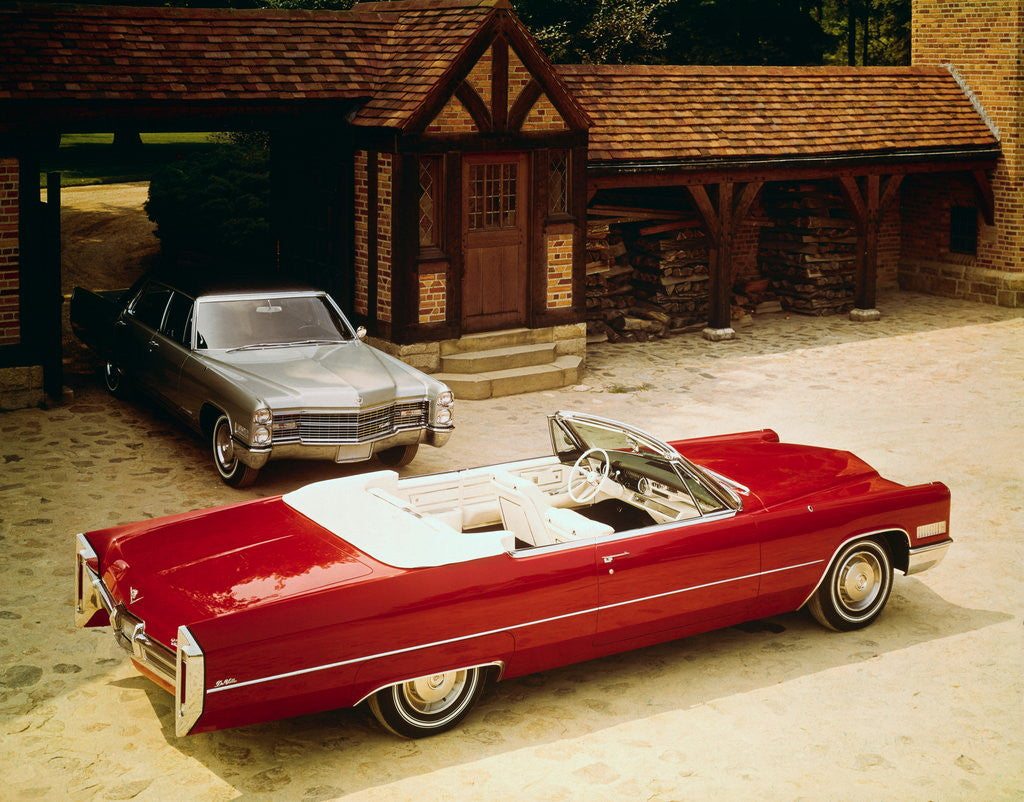 Detail of Cadillac Fleetwood and Cadillac De Ville by Anonymous