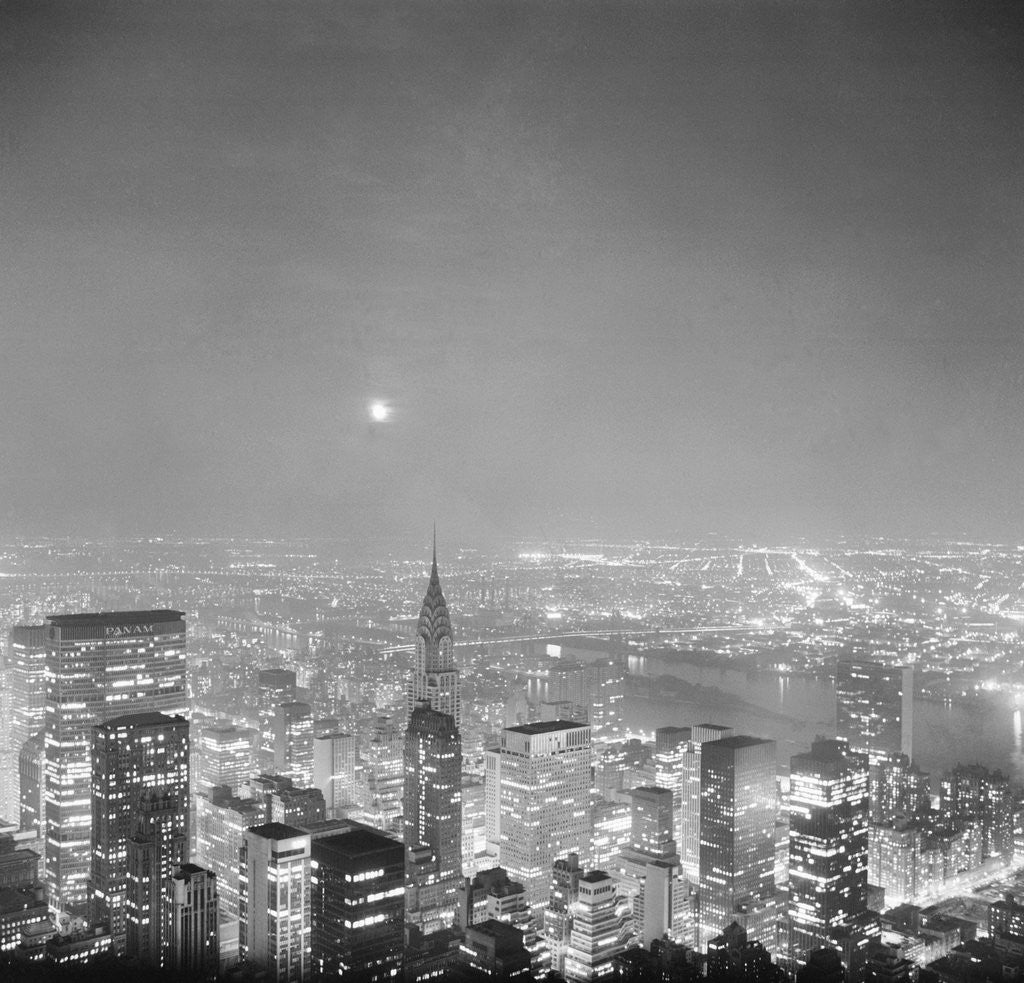 Detail of New York City During Power Failure by Corbis