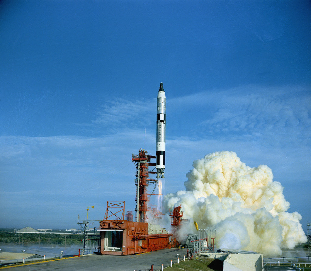 Detail of Gemini 6 Launch Attempt by Corbis