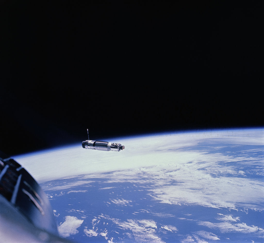 Detail of Gemini 8 Hovering Above Earth by Anonymous