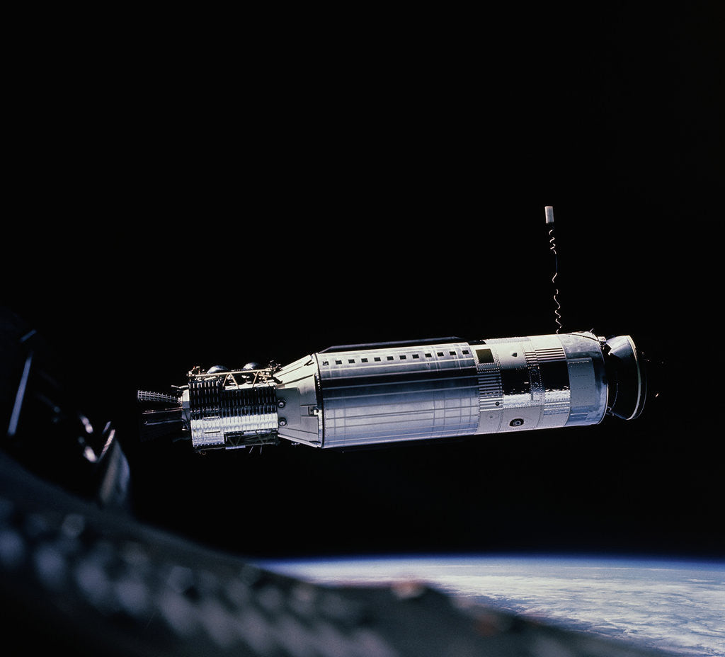 Detail of Gemini 8 Flying in Space by Anonymous
