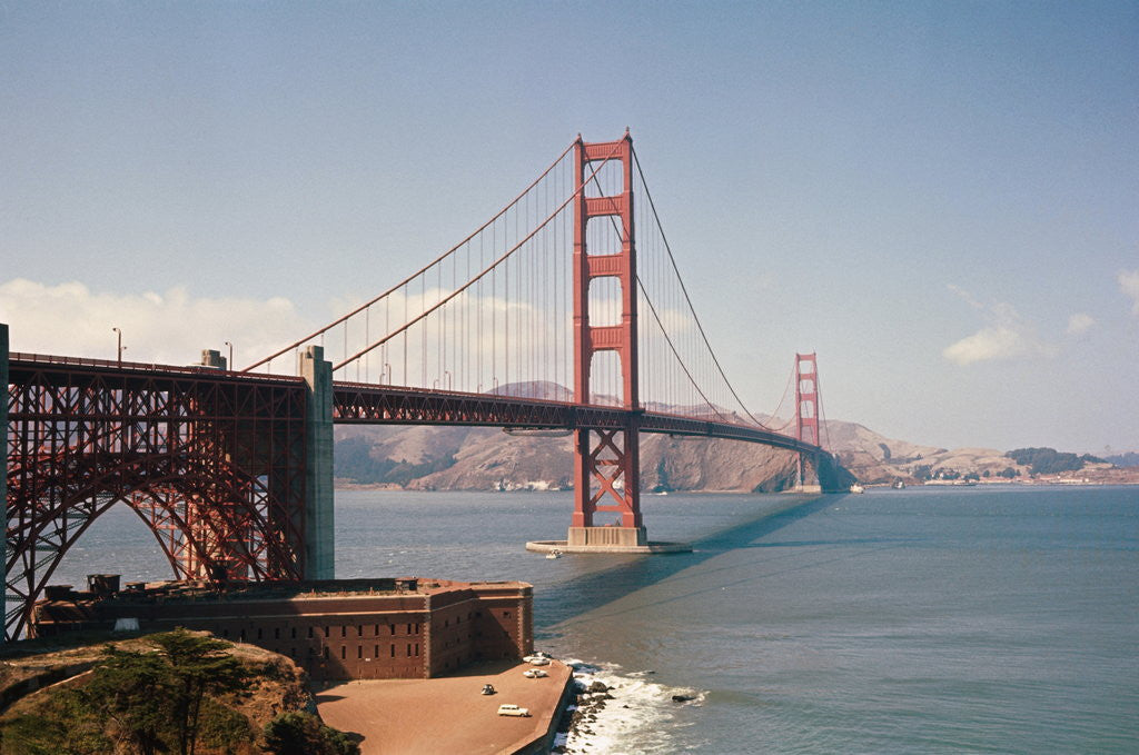 Detail of Golden Gate Bridge by Anonymous