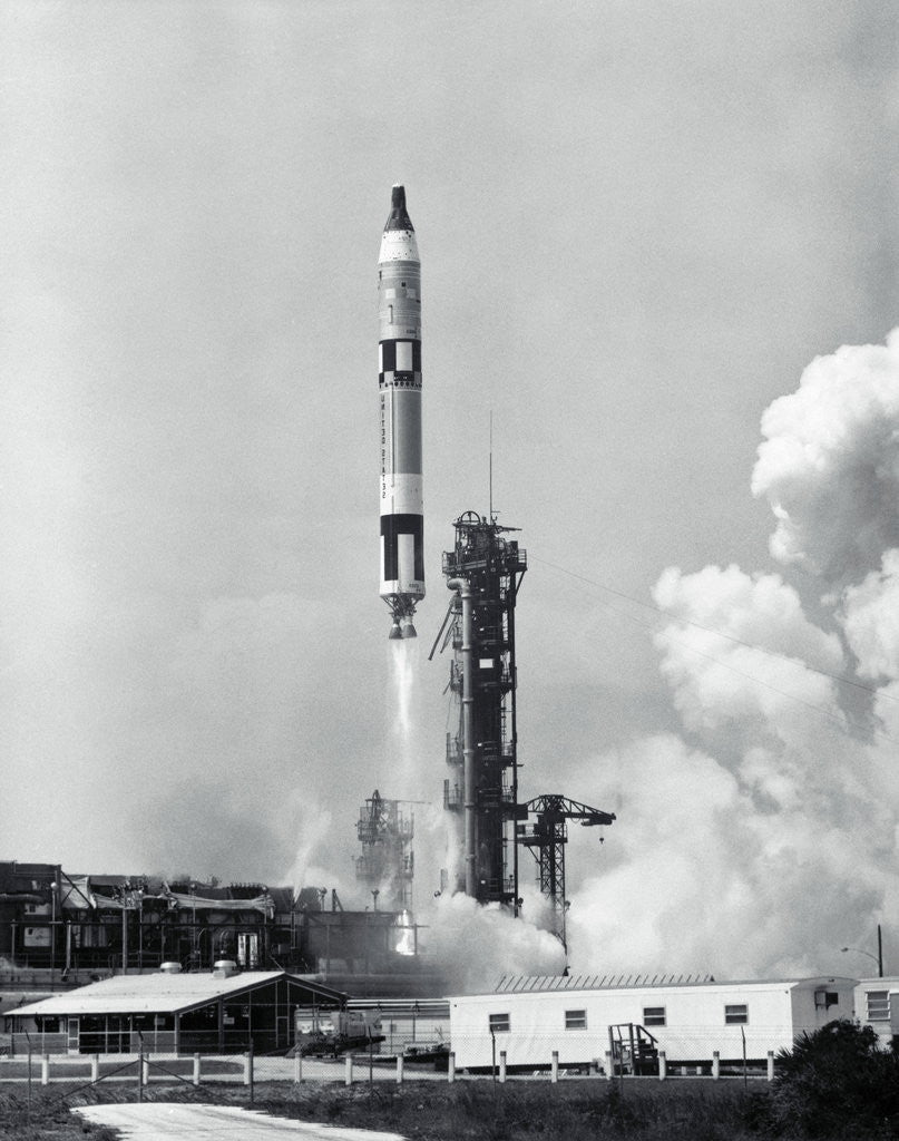 Detail of Gemini 8 Blasting Off by Anonymous