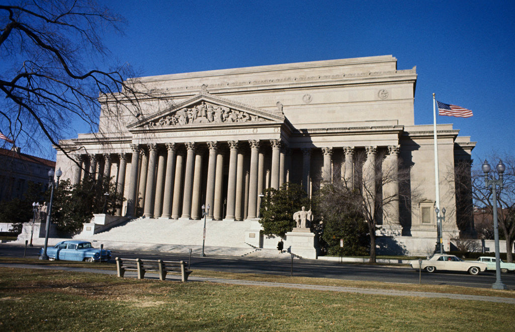 Detail of Exterior View of National Archives Site by Anonymous