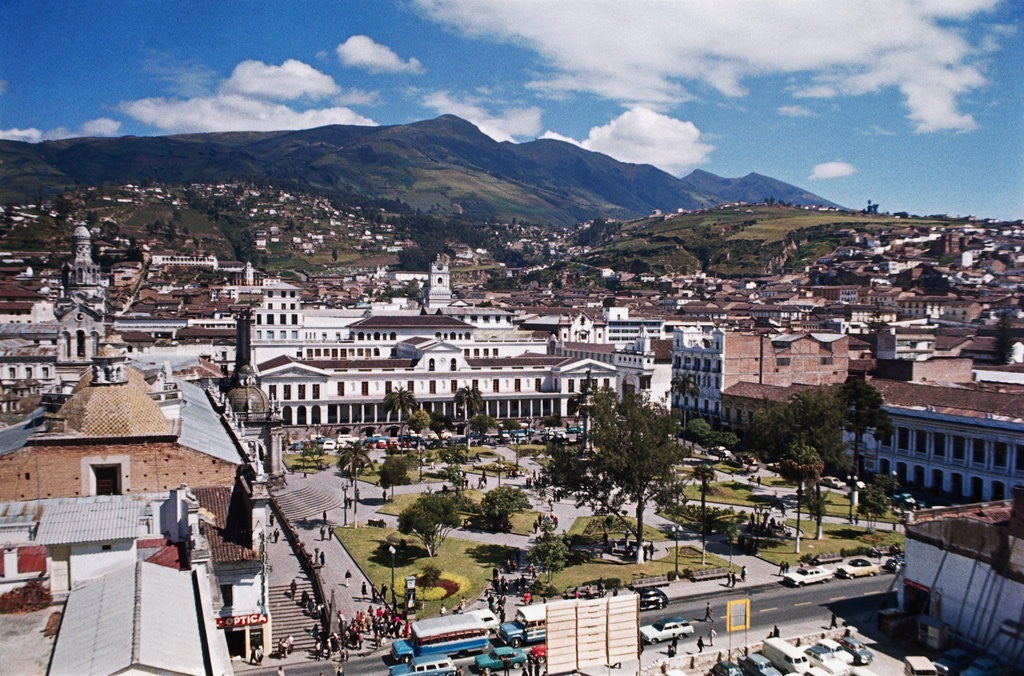 Detail of Palace of Ecuador by Anonymous