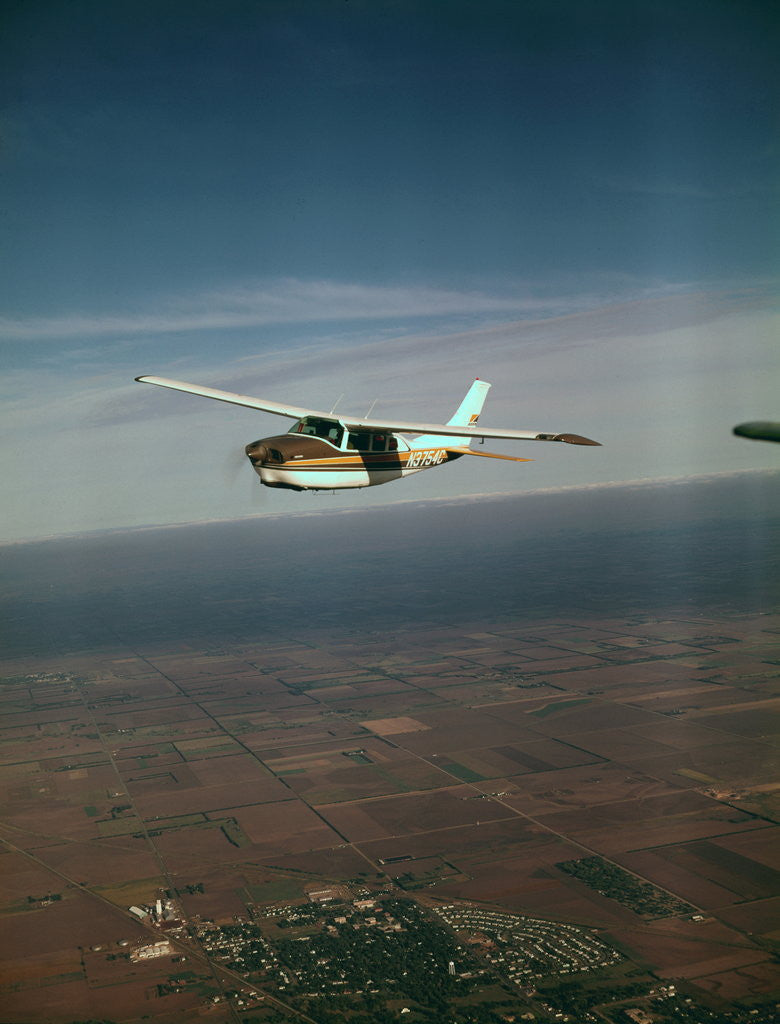 Detail of Cessna 210 Centurion Flying by Anonymous