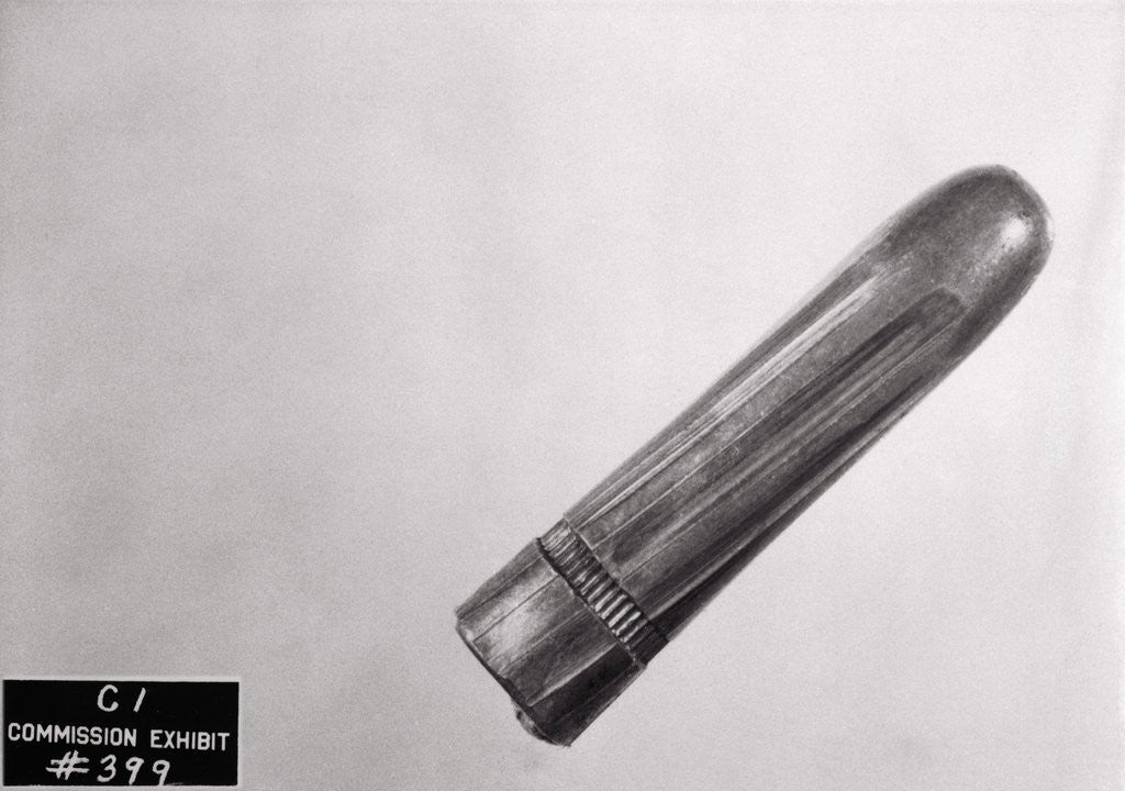Detail of Imposed View of John F. Kennedy's Assassin's Bullet by Anonymous