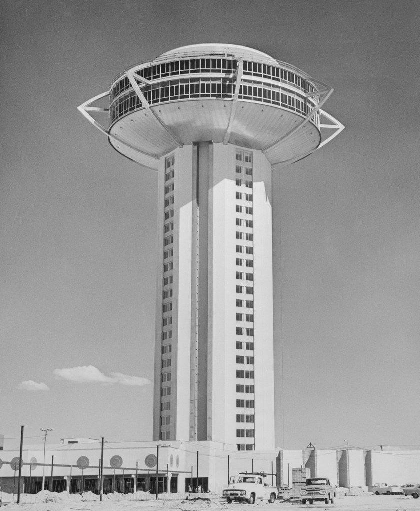Detail of Exterior View of the Landmark Hotel by Anonymous