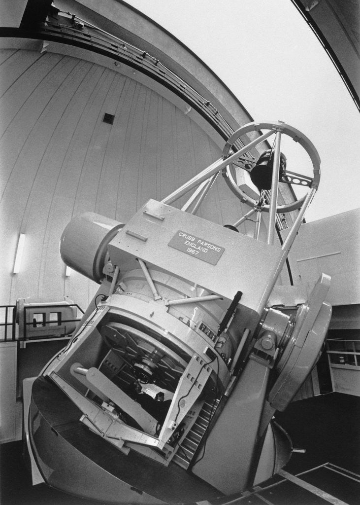 Detail of Telescope Points Skyward by Anonymous