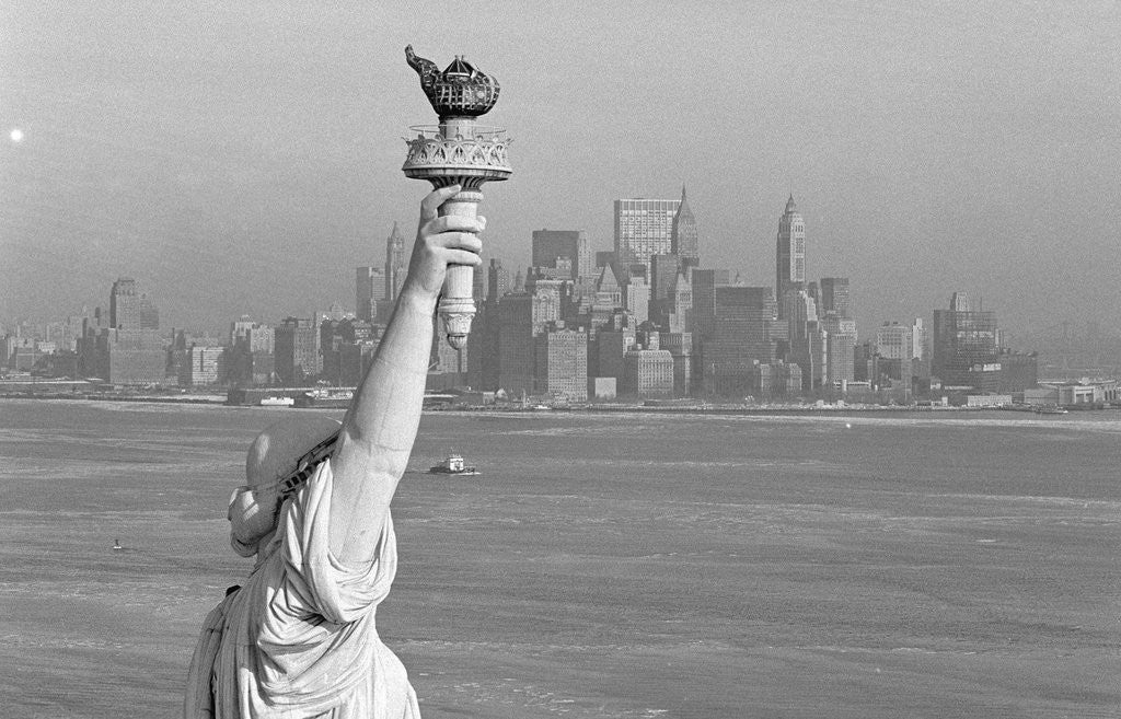 Detail of Statue of Liberty by Anonymous