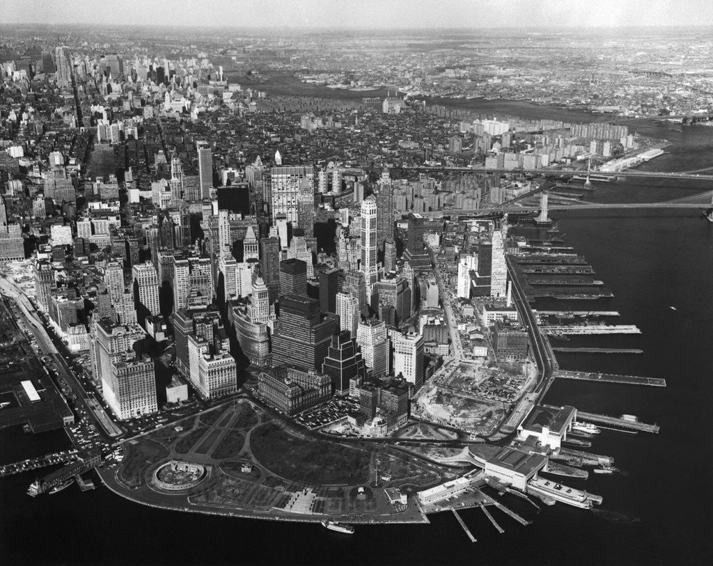 Detail of New York City Overhead by Anonymous