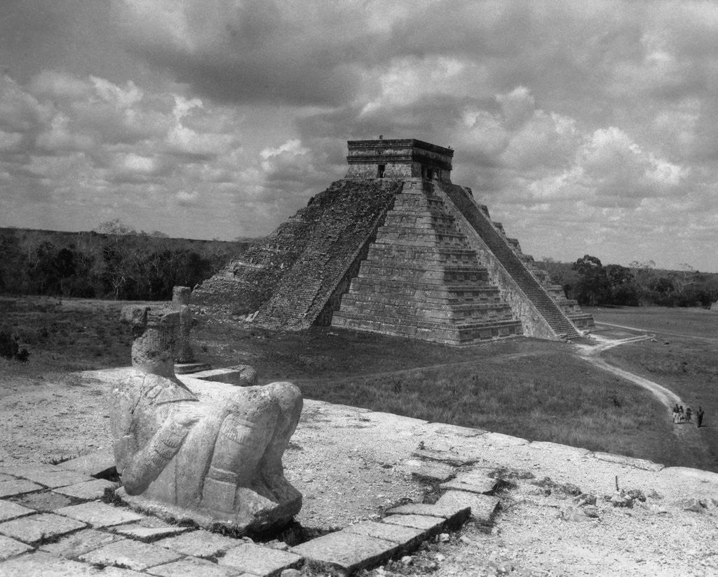 Detail of Temple of Kukulkan by Anonymous