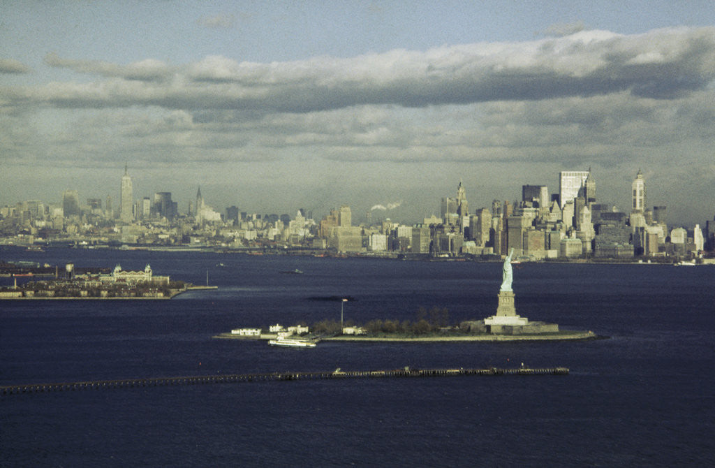 Detail of Manhattan Skyline by Anonymous