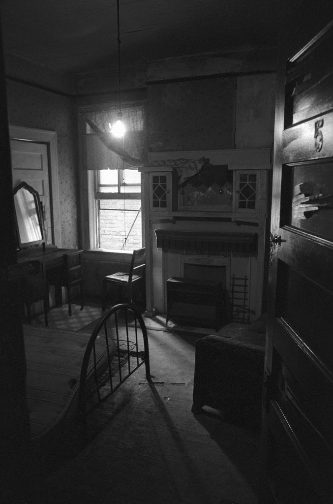 Detail of Boarding House Room Where Martin L. King Jr. was Shot From by Anonymous