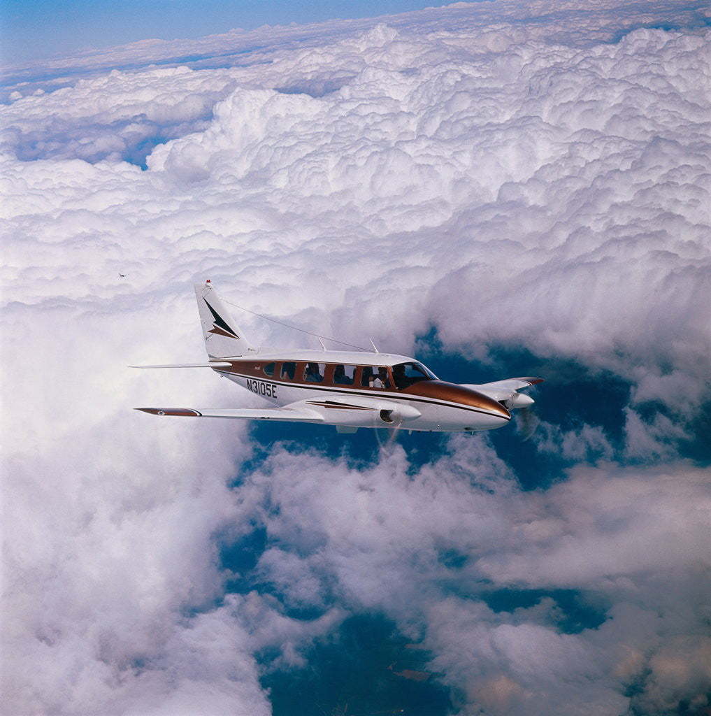 Detail of Navajo Piper Plane Flying by Anonymous
