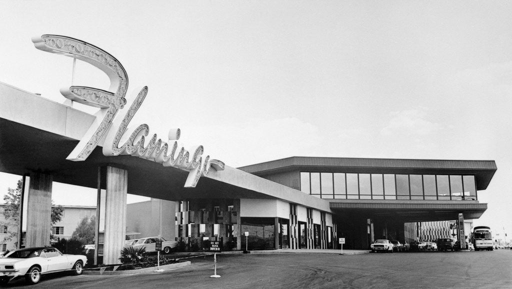 Detail of Front View of Flamingo Hotel by Anonymous