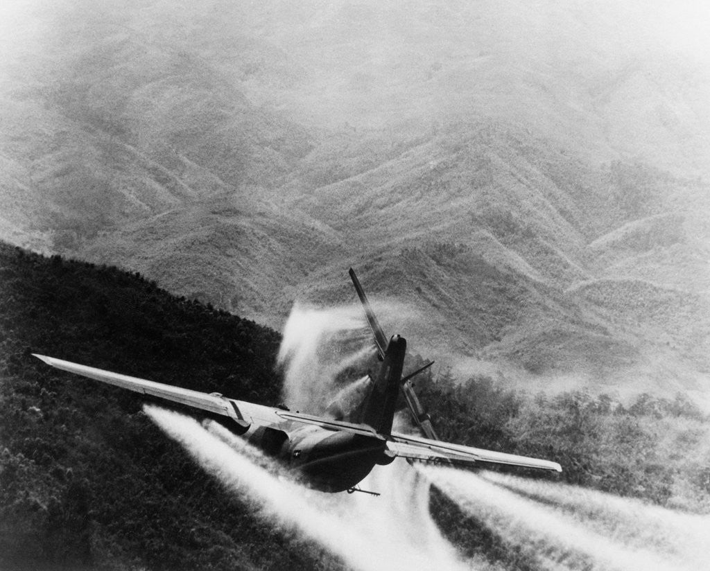 Detail of Air Force Jet Spraying Agent Orange by Anonymous