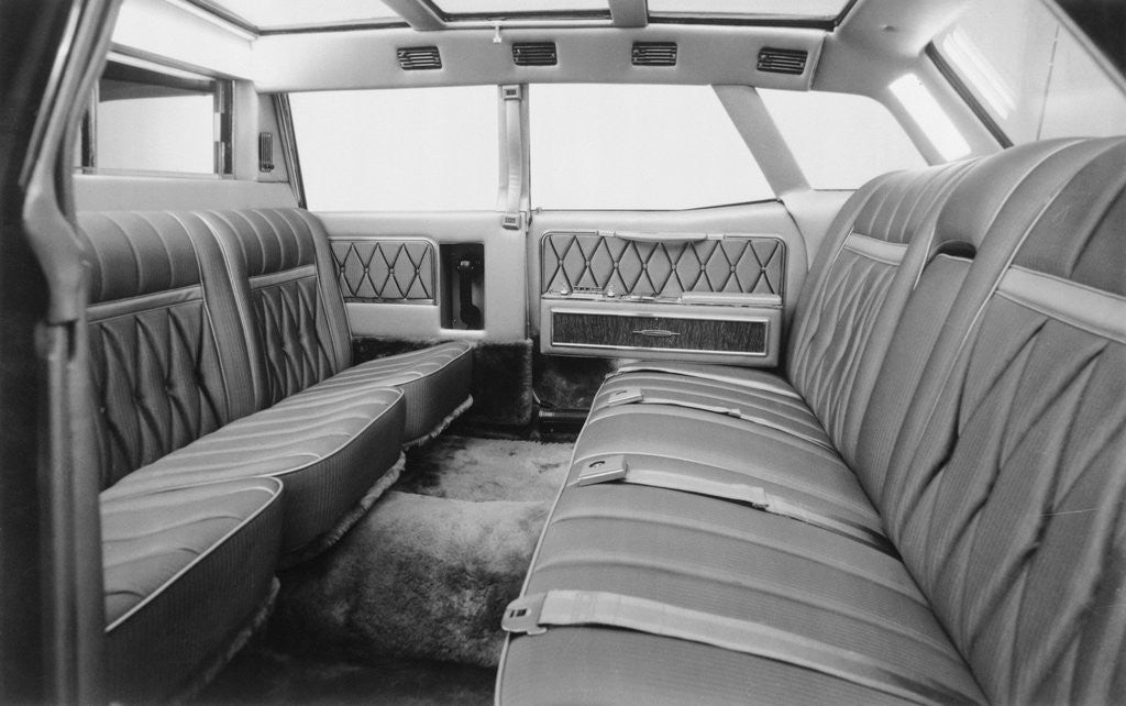 Detail of Interior of Presidential Limousine by Anonymous