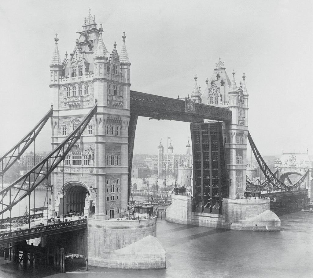 Detail of Tower Bridge by Anonymous
