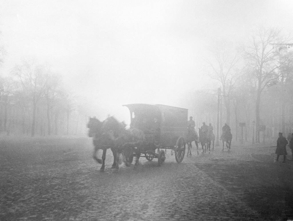 Detail of Death Wagon Carrying Body of Landru by Anonymous