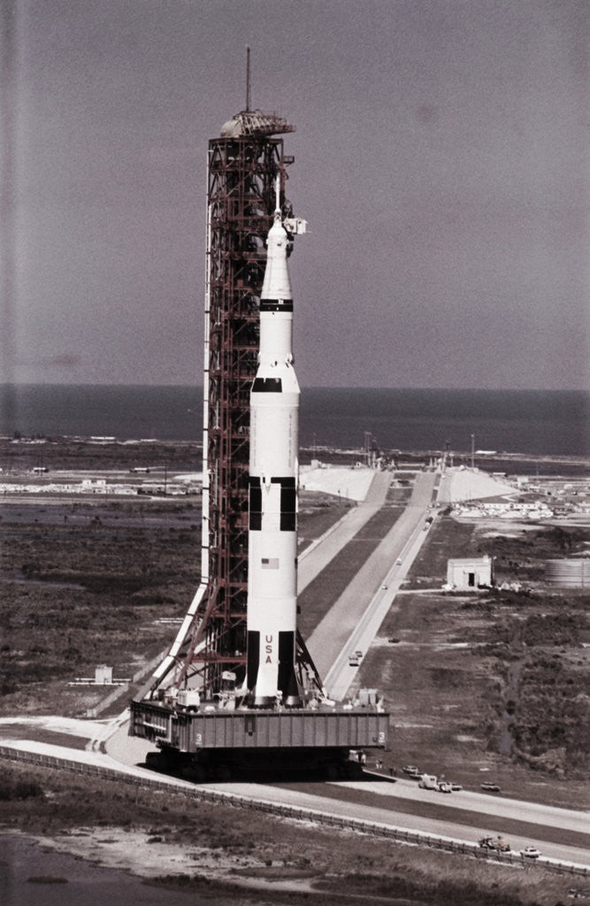 Detail of Apollo 10 on Top of Saturn Five by Anonymous