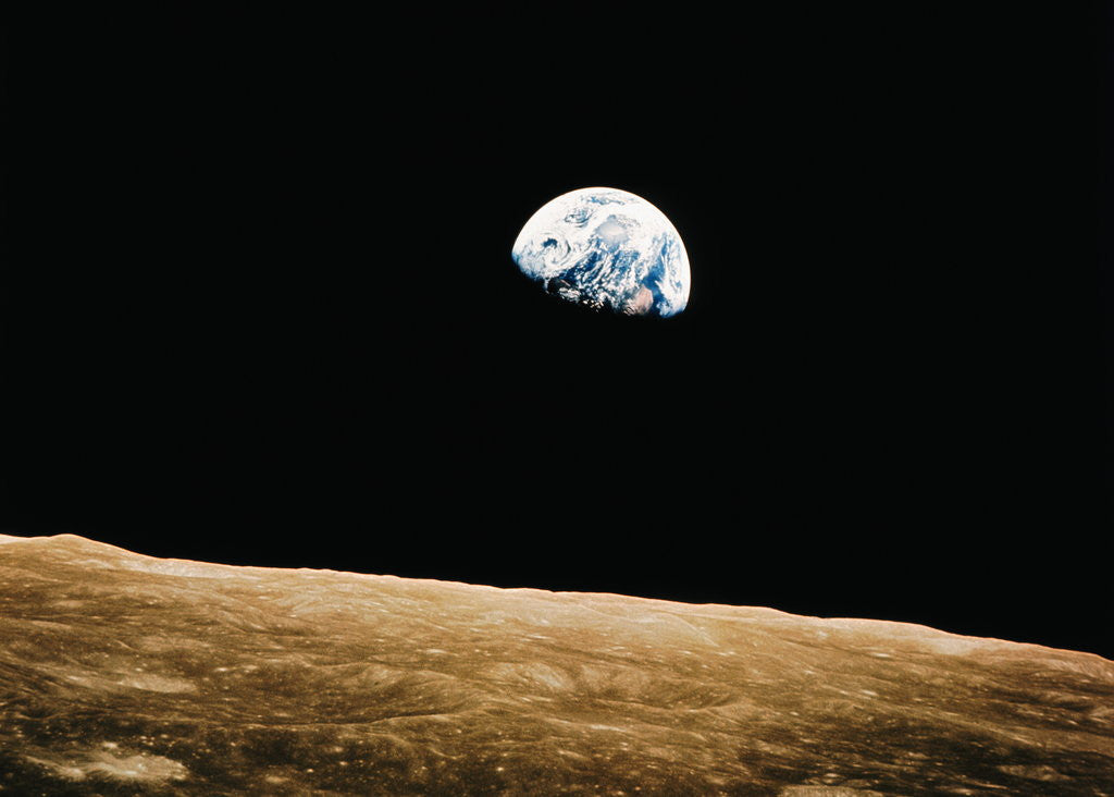 Detail of View of the Earth Rising by Anonymous