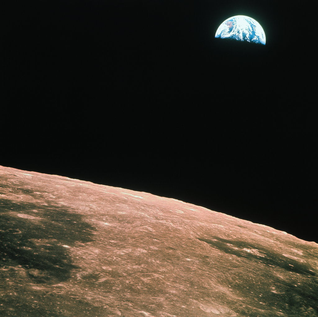 Detail of View of the Earth Rising by Anonymous