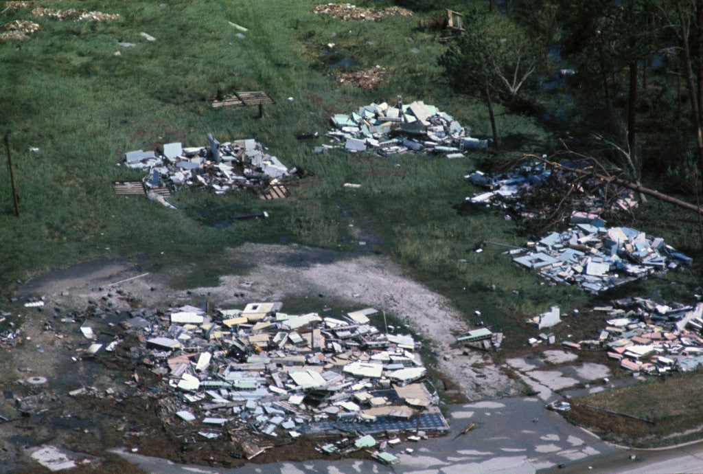 Detail of Damage Left by Hurricane Camille by Anonymous