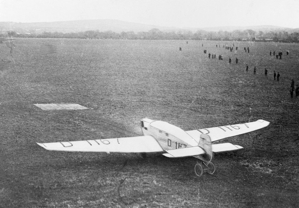 Detail of Junkers Airplane Preparing For Takeoff by Anonymous