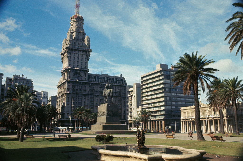 Detail of Plaza de Independence by Anonymous