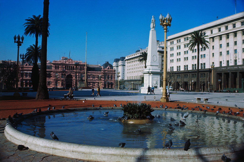 Detail of Plaza de Mayo by Anonymous