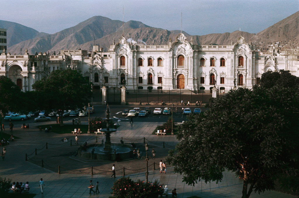 Detail of The Plaza de Arms by Anonymous