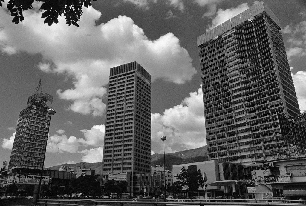 Detail of Buildings in the Modern Section of Caracas by Anonymous