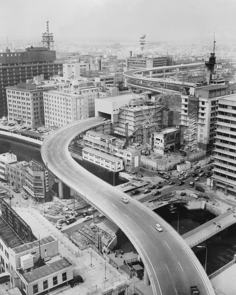 Detail of View of Osaka by Corbis