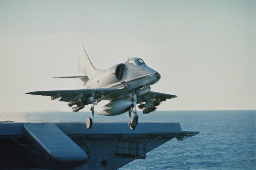 Detail of A-4 Skyhawk Taking Off by Anonymous