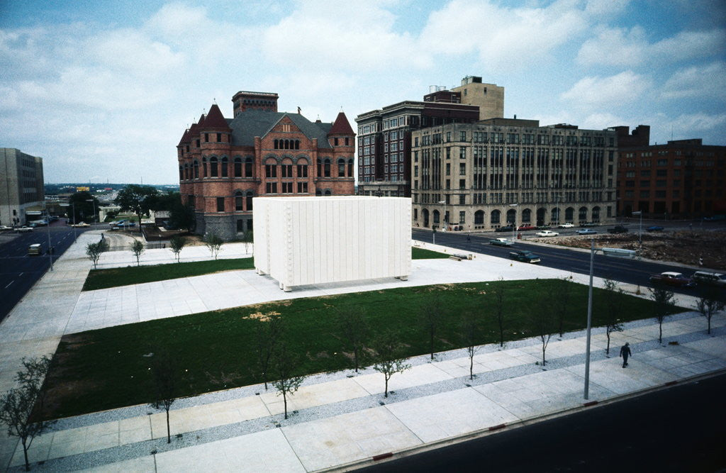 Detail of View of John F Kennedy Memorial by Anonymous
